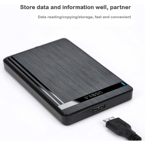 Boîtier de disque dur mobile 2,5 pouces port série ordinateur disque SSD SSD mécanique noir USB 3,0 brossé boîtier de disque dur
