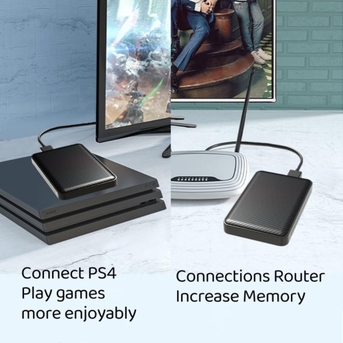 Disque dur externe portatif 320&nbsp;Go – Disque dur portatif USB de 3,0 2,5&nbsp;po Disque dur externe ultramince 5&nbsp;Gb/s haute vitesse ​​Disque