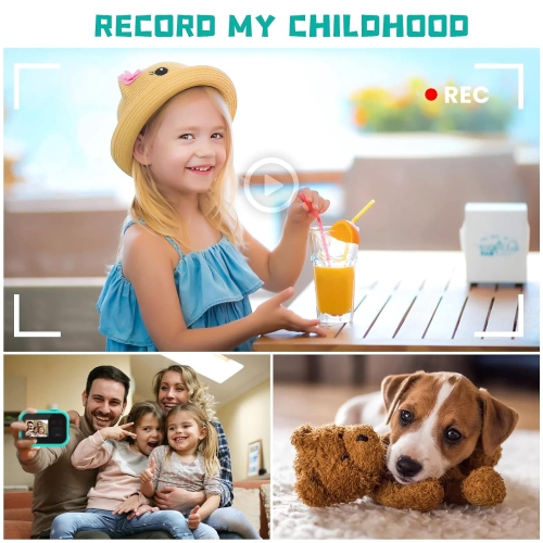 New Children's Camera Portable Photography Mini Game Children's Small Camera HD Digital Camera Birthday Gift