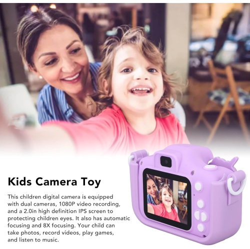 Kids Digital Camera - Cute Unicorn Pattern, Kids Birthday Gift Mini Camera Digital Video Recorder