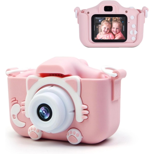 Kids Camera for Boys and Girls, 600MCA Children's Digital Video Camera, 2.0 Inch Eye Protection Screen, 40.0MP Video, Best for Christmas Birthday