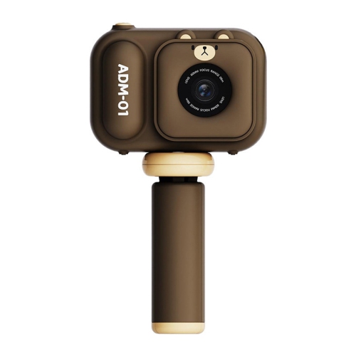Children's Camera Infant HD Digital Video Camera Children's Camera Children's Birthday Gift - Brown + Tripod + 16G