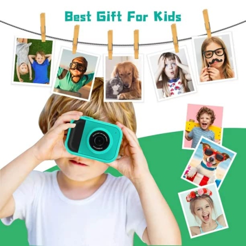 Appareil photo pour enfants Photographie portative Mini jeu Appareil photo pour enfants Appareil photo numérique HD Cadeau d'anniversaire