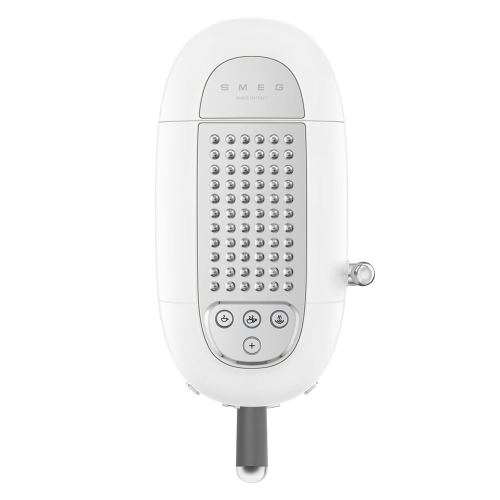 Open Box- Smeg ECF02WHUS 50's Style Manual Espresso Machine with 15 Bar Pressure -White