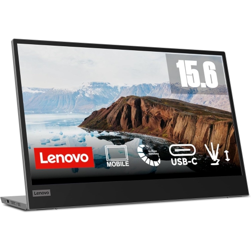 LENOVO  - L15 15.6 Inch Portable Monitor, Fhd 1080P, 60Hz, Ips, 6Ms, USB-C/type-C Connector