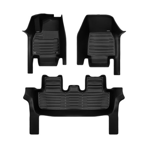 TuxMat - Pour modèles 2026 5 places modèle Y de Tesla - Tapis d'auto personnalisés - Couverture maximale, toutes saisons, mesurée au laser - Cet