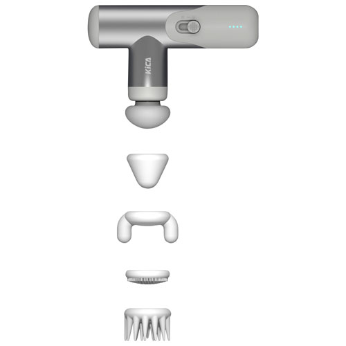 KICA Mini 3 handheld Percussive Massage Device - Silver