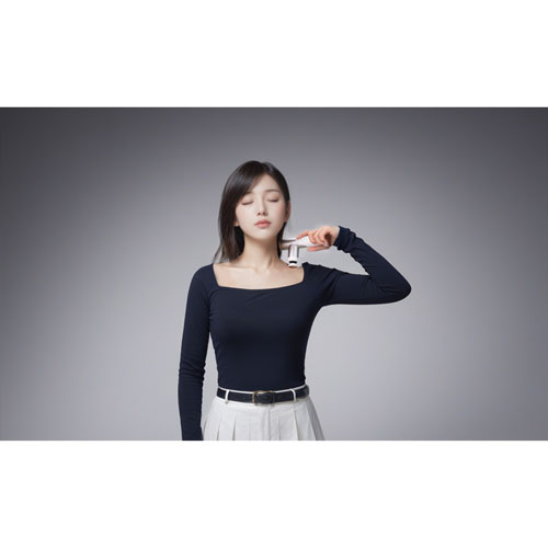 Appareil de massage 3 portatif à percussions Mini 3 de KICA - Argent