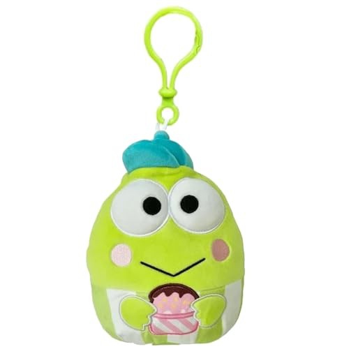 Squishmallows Squishmallow Keroppi 3.5 Inch Clip-on Plush, Hello Kitty and Friends, Small
