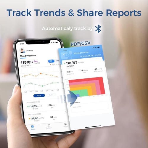 Tensiomètre Bluetooth Checkme avec fonction ECG et application mobile - BP2