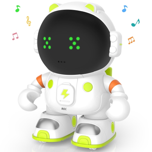Intelligent Robot Toy: Interactive Astronaut Space Robot Toy with Touch, Voice Recognition, Singing, Dancing, and Recording