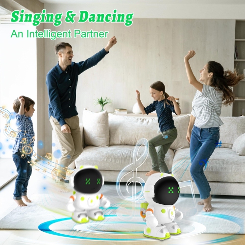 Intelligent Robot Toy: Interactive Astronaut Space Robot Toy with Touch, Voice Recognition, Singing, Dancing, and Recording