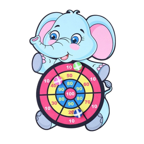 Sticky Ball Throwing Game: Dart Board with 3 Sticky Balls, Indoor and Outdoor Sports Activities, Birthday and Holiday Gifts