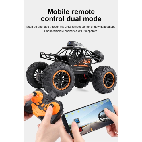 Véhicule téléguidé Drift Crawling Car 2,4 GHz Télécommande avec caméra Wi-Fi – Idéal pour les garçons qui jouent dehors