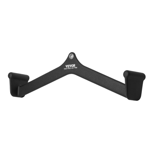 VEVOR LAT Pulldown Attachment, Cable Machine Rowing V-bar Attachment, Tricep Pull Down Bar, Back Strength Training Rubber Coated Handle Grip, Bicep