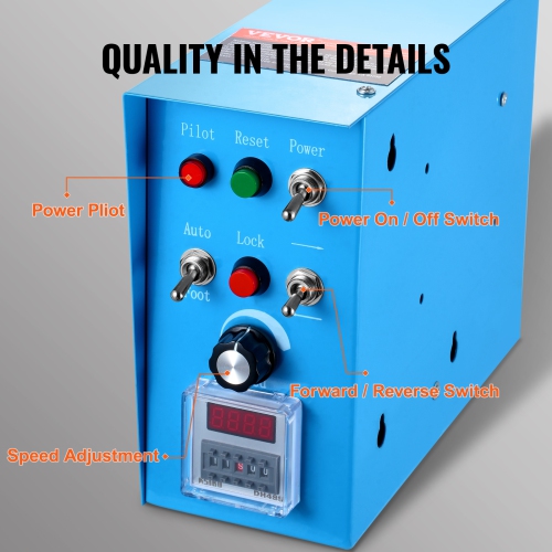 VEVOR 50KG Rotary Welding Positioner, 0-90° Welding Positioning Turntable Table 0.5-6RPM 120W, with 12.4 Inch 3-Jaw Lathe Chuck & Welding Torch Stand