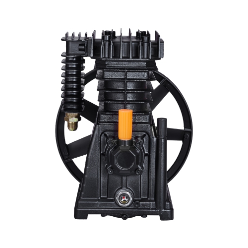 VEVOR  3HP 5.8Cfm 90Psi, Air Compressor Pump Head, Twin Cylinder Oil Lubricated Air Compressor Piston Pump Head, Single-Stage Aluminum Air