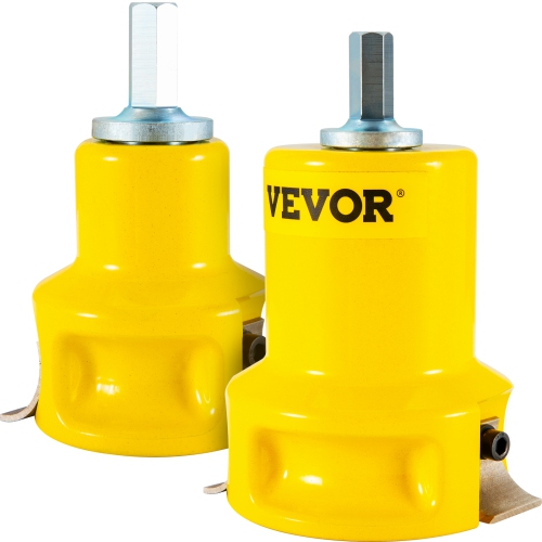 VEVOR 1/25.4mm & 2/50.8mm Diameter, Tenon Cutter, with Dual Curved Blades & Button Screws Home Master Kit, Premium Aluminum & Steel Log Furniture