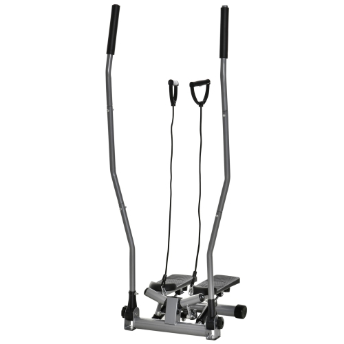 Image 1 of 9.. Soozier Twist Stair Stepper Exercise Machine with Rocking Handlebars, Cardio Climber Exercise Equipment with Hydraulic Resistance, LCD Display for
