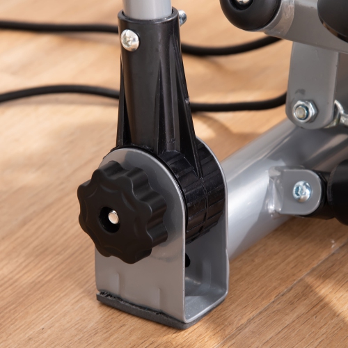 Soozier Twist Stair Stepper Exercise Machine with Rocking Handlebars, Cardio Climber Exercise Equipment with Hydraulic Resistance, LCD Display for