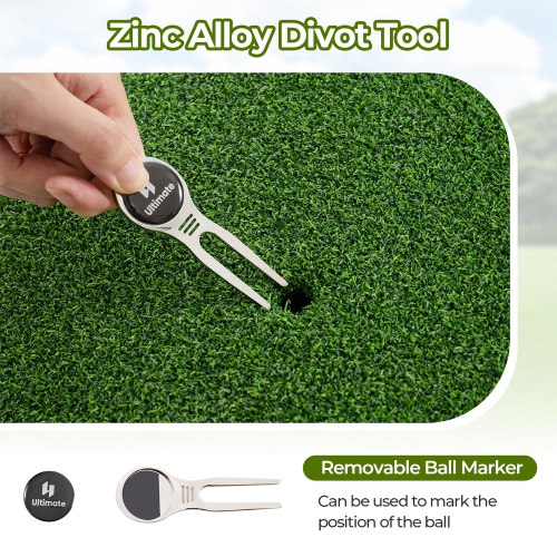 Gymax Golf Gift Set for Women w/ Golf Balls Golf Tees Golf Towel Golf Belt Golf Hat