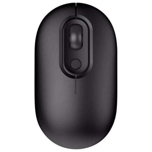 Black Dual Mode Silent Gaming Mouse - Bluetooth/2.4GHz Rechargeable Wireless Mouse, Ergonomic Gaming Mouse for PC/Mac