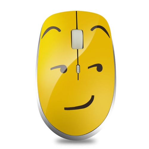 2.4GHz wireless mouse with proud expression, silent wireless mouse, portable optical mouse, cartoon computer mouse