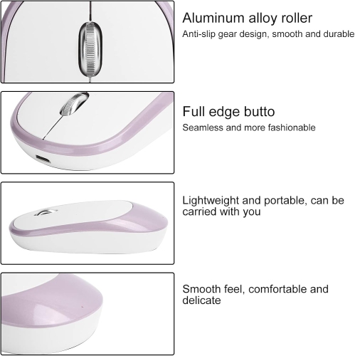 Bluetooth dual-mode wireless mouse, charging and silent, computer notebook office game luminous wireless mouse