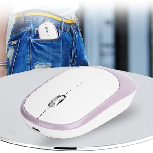 Bluetooth dual-mode wireless mouse, charging and silent, computer notebook office game luminous wireless mouse
