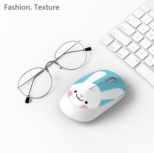2.4GHz Wireless Cute Portable Mouse Thin Mini Wireless Mouse Plug and Play Bluetooth Compatible Notebook Laptop Tablet Mouse Office Supplies