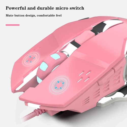 Rechargeable 2.4G wireless mouse - silent click, 6 buttons, adjustable 1200/1600/2400 DPI, 10m range, USB receiver, compact design, for PC/laptop