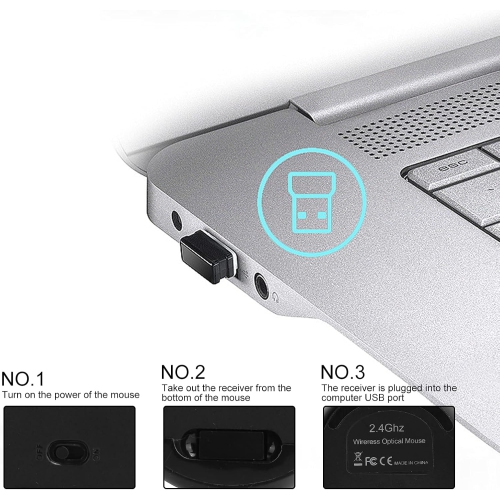 Bluetooth dual-mode wireless mouse, charging and silent, computer notebook office game luminous wireless mouse