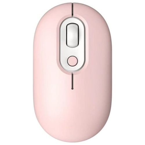 Pink Dual Mode Silent Gaming Mouse - Bluetooth/2.4GHz Rechargeable Wireless Mouse, Ergonomic Gaming Mouse for PC/Mac