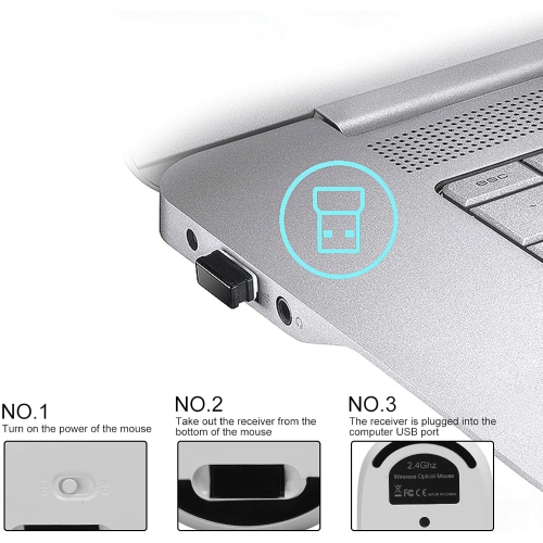 Bluetooth dual-mode wireless mouse, charging and silent, computer notebook office game luminous wireless mouse