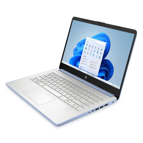 HP 14" HD Anti-Glare Laptop - Blue