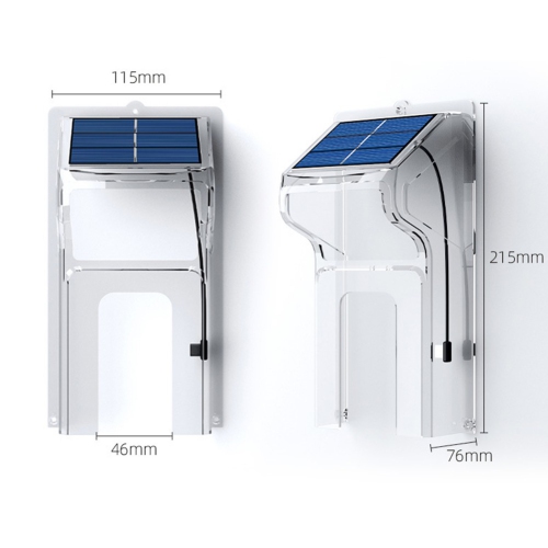 Wifi doorbell with waterproof cover, solar powered, real-time monitoring