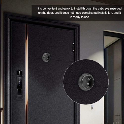 4.3-inch smart cat-eye infrared night vision visual doorbell million HD camera home monitoring