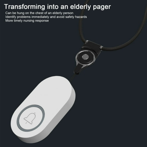 Doorbell household battery wireless through-the-wall doorbell elderly pager with 38 ringtones and high volume