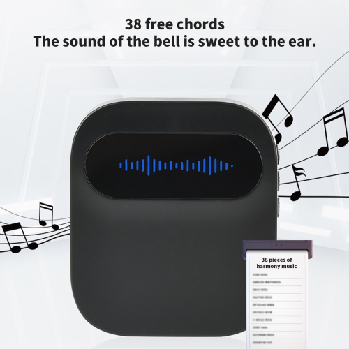 Sonnette avec caméra sans fil en liquidation Sonnette vidéo intelligente à distance, Home Interphone HD Night Vision Sonnette de sécurité