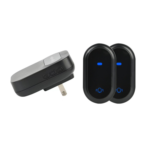 Wireless Doorbell Camera Clearance Smart Remote Video Doorbell, Home Intercom HD Night Vision WiFi Rechargeable Security Doorbell, Black Two-in-one