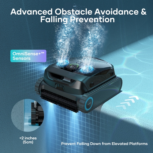 Aiper Scuba X1 Pro – Nettoyant robotisé adaptatif pour piscine, Filtration ultrafine à couverture maximale, Fonctionne avec HydroComm Pure,