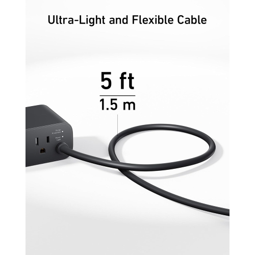 Anker 7-in-1 USB-C Power Strip Charging Station for iPhone 15/14, MacBook Air/Pro, 5ft Cord, Fast Charging, Desktop Accessory