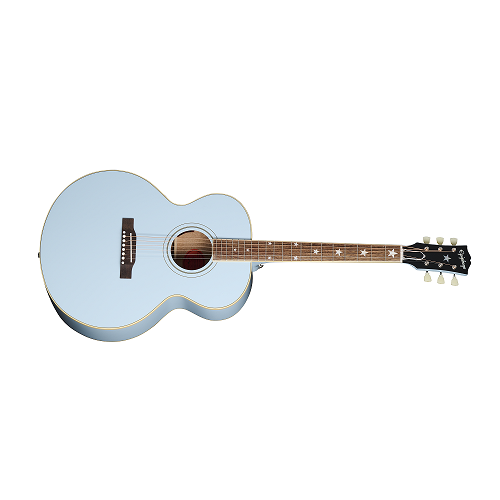 Epiphone J-180 LS Acoustic/Electric Guitar with Case - Frost Blue