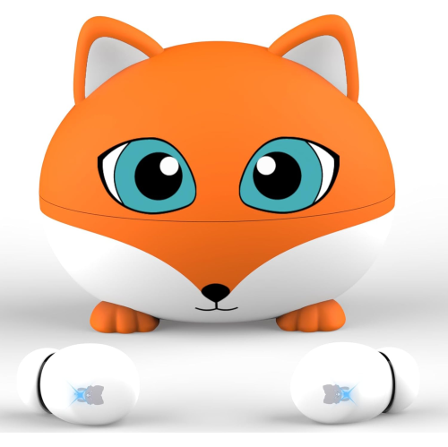 Kids Wireless Earbuds, Bluetooth Headphones for Kids with Mic, 85dB Volume Limitted, Touch Control, Long Battery Life, Small Ear Buds for Girls Boys