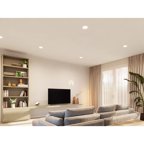 Philips Hue White & Colour Ambiance 6in Slim Downlight