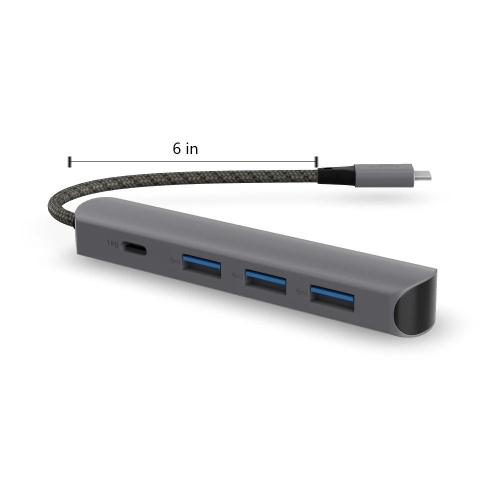 Bluediamond Slim 4-in-1 USB-C Expansion Hub + PD