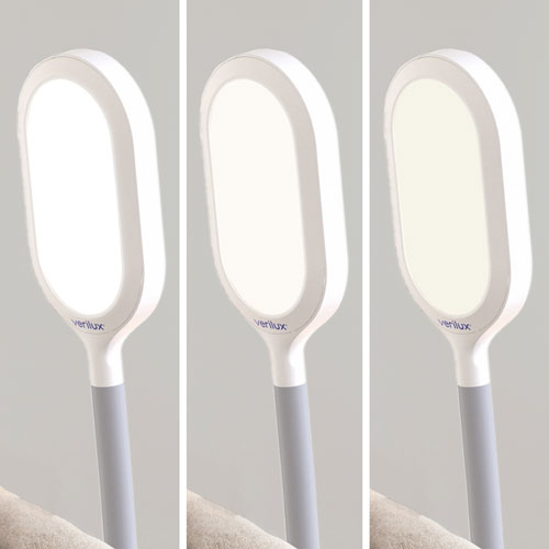 Verilux HappyLight Duo 2-in-1 Light Therapy Floor Lamp - White