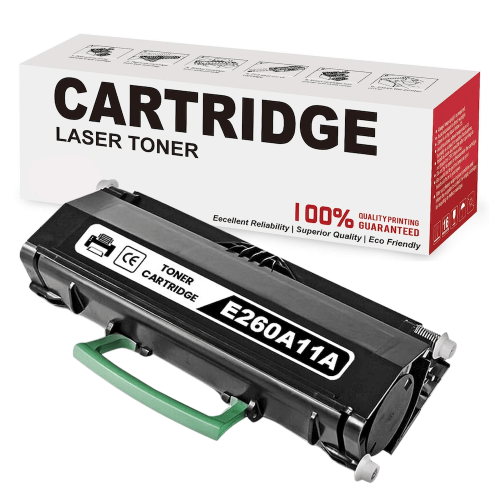Compatible Lexmark E260, E260A11A, E260A21A Toner Cartridge Black 3500 Pages