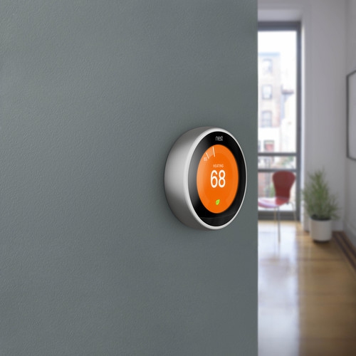 Google T3007ES Nest Learning Smart Thermostat w/ Wi-Fi Compatibility (3rd Generation) - Stainless Steel by GOOGLE - Open Box condition - Image 4