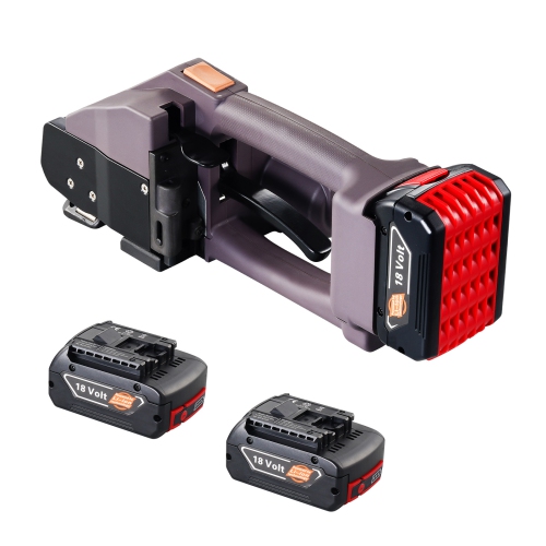 VEVOR Electric Strapping Machine, for 0.39"-0.75" PP PET Straps, Portable Electric Banding Tool with Digital Display, 2 x 4000mAh Battery Powered